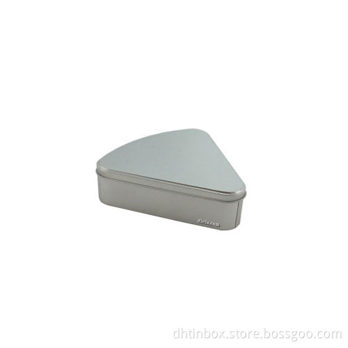 triangle tin box, triangular case, gift box